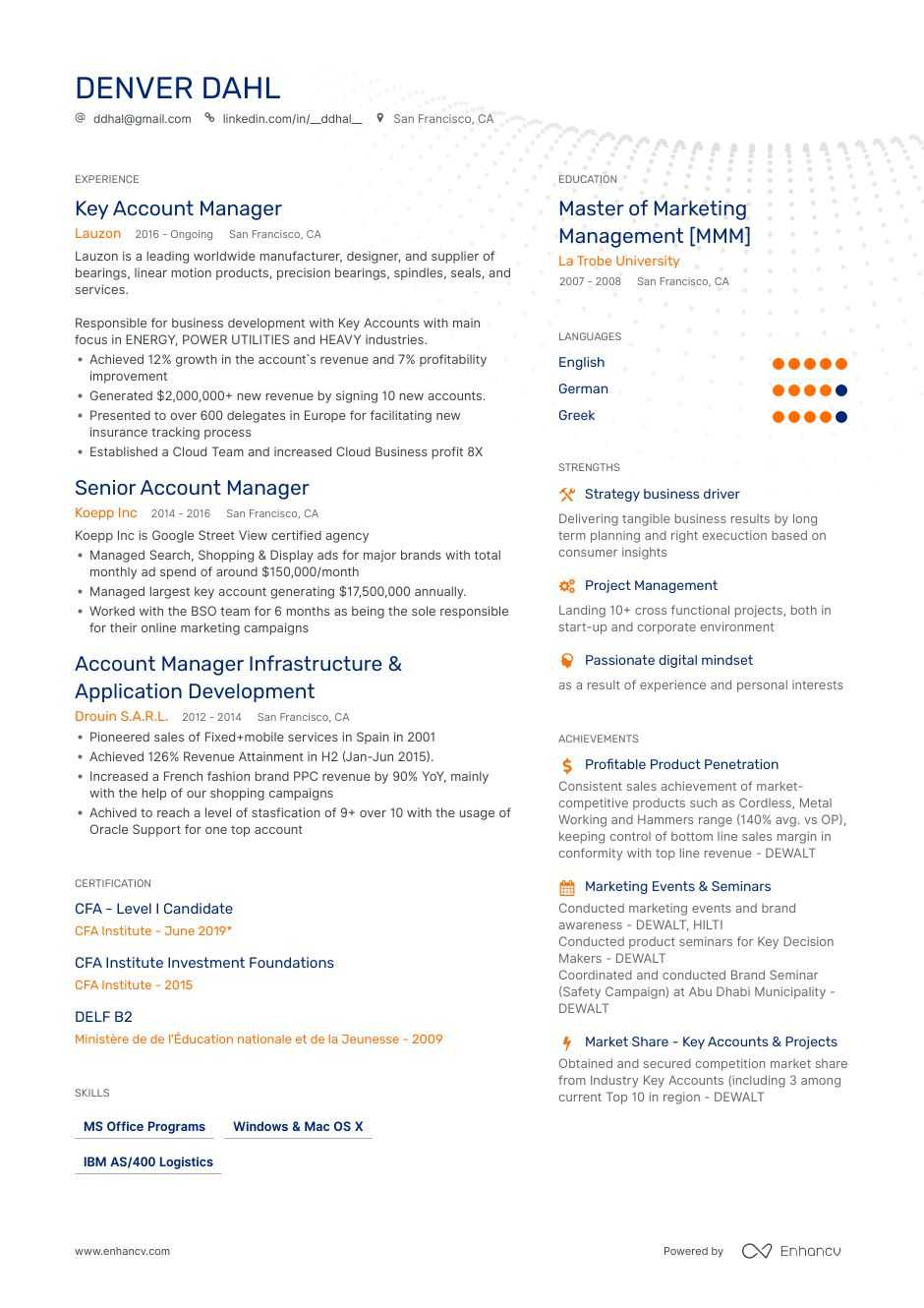 account manager job description for resume