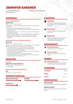 Engineering Intern Resume: Examples, Template &amp; 8+ Writing Tips