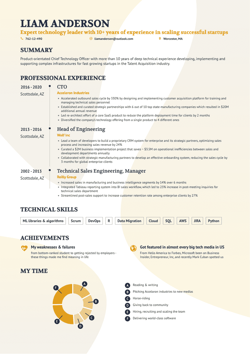 Free Modern Resume Templates - 3 Gradient Modern Gray Yellow Resume Template 289 