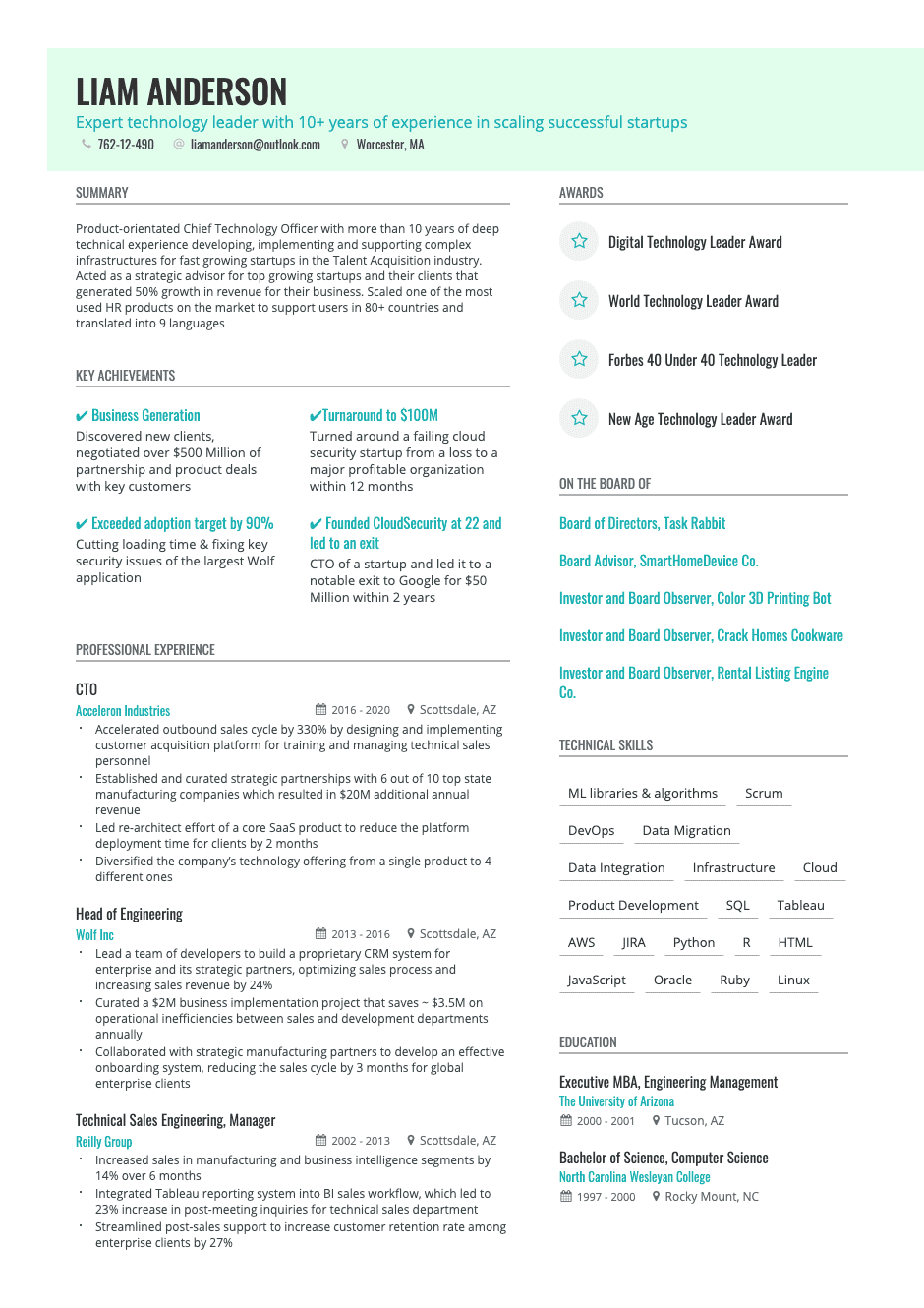 free functional resume template 2021