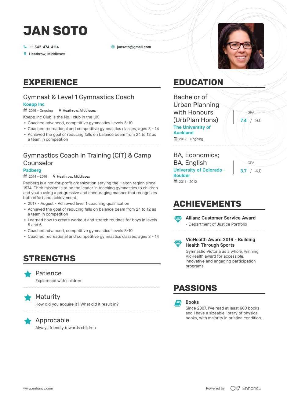 Coaching Profiolo Template / Soccer Coaching Resume Skills ...